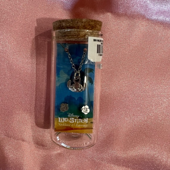 Disney Stich necklace and earrings in a bottle - Picture 2 of 2